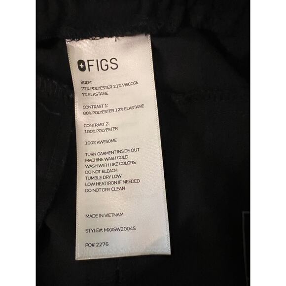 FIGS Women’s Technical Collection XS Black Jogger Scrub Stylish Comfort Pants - Picture 7 of 9